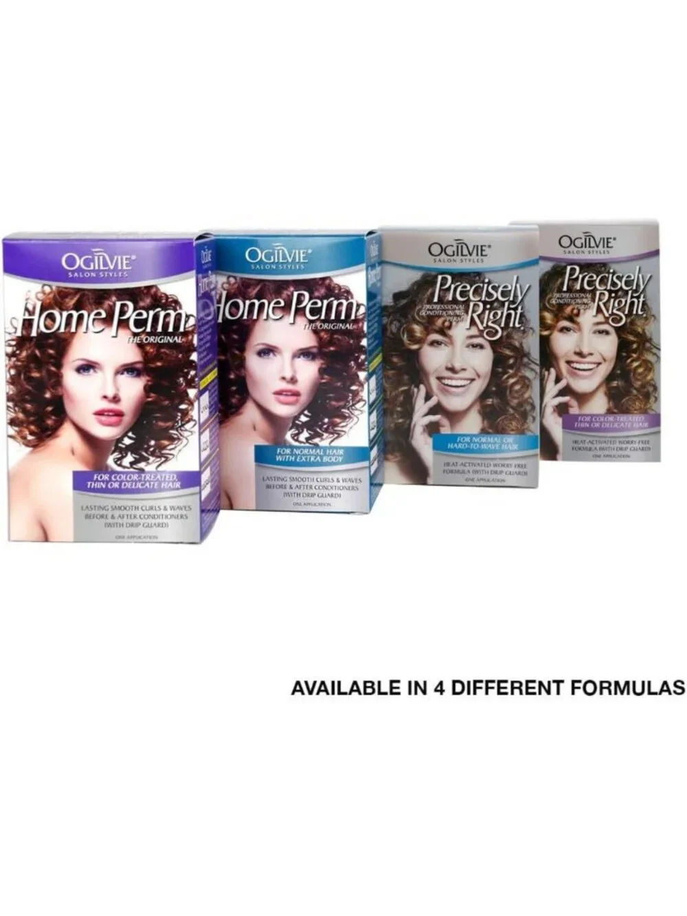 Perm Solution for Normal Hair - Pack of 2, Long-Lasting Curls & Waves
